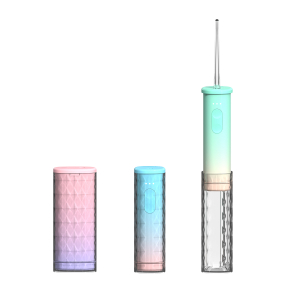 Bigsmile the-Heart-of-the-Ocean · Slightly bigger than a lipstick, fits well into ladys' purses · Diamond facet reflects quality and prestige · Easily removable reservoir, hassle free filling water · Tip can be kept in the special shaft in travel · Insert to cover tip hole for hygience