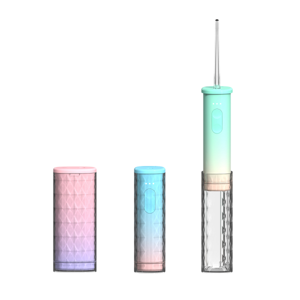 Bigsmile the-Heart-of-the-Ocean · Slightly bigger than a lipstick, fits well into ladys' purses · Diamond facet reflects quality and prestige · Easily removable reservoir, hassle free filling water · Tip can be kept in the special shaft in travel · Insert to cover tip hole for hygience